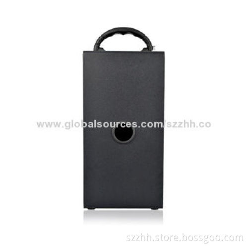 Wooden Case Outdoor Bluetooth Speaker with Microphone, Can Make Customers' Design